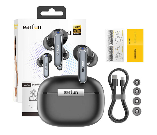 EarFun Air 2 - czarne - 1219938 - zdjęcie 2